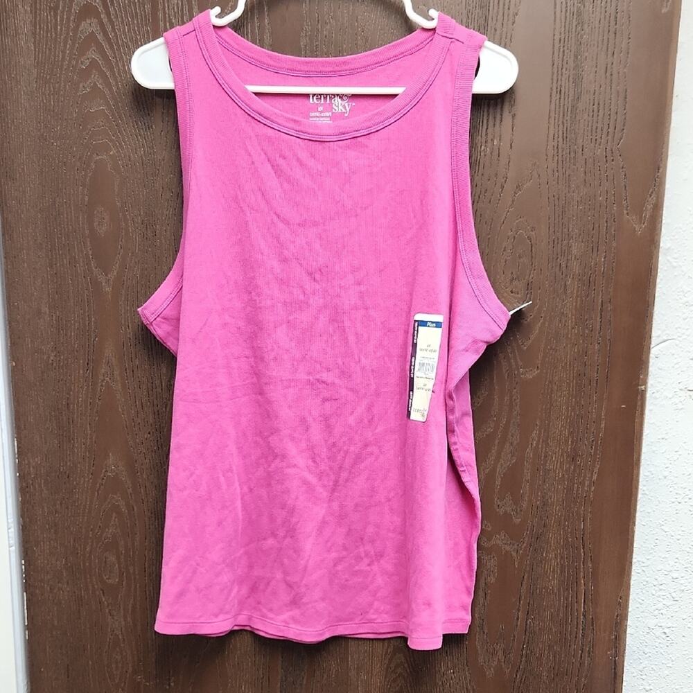 Terra & Sky Fuchsia Tank Top